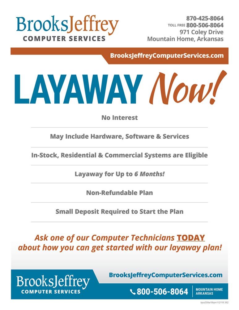 Layaway Now!