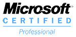 Logo for a Microsoft Certified Professional
